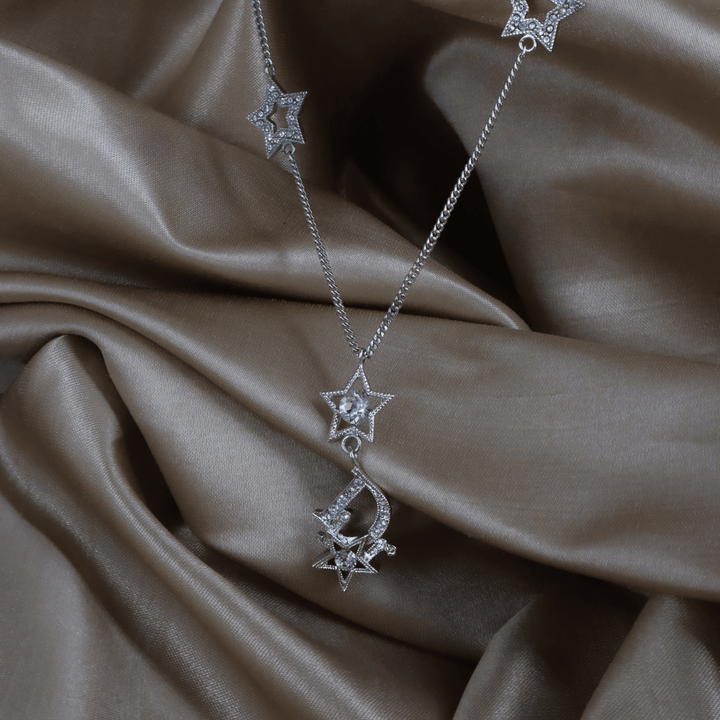 CHRISTIAN DIOR 星閃閃鎖骨項鏈 ｜極罕2000年代產品 - Vintasy