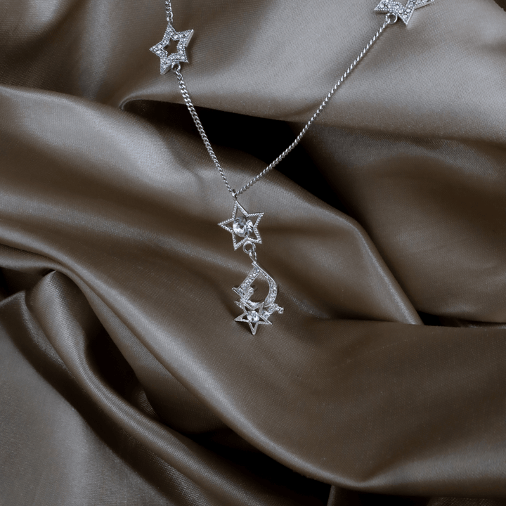 CHRISTIAN DIOR 星閃閃鎖骨項鏈 ｜極罕2000年代產品 - Vintasy