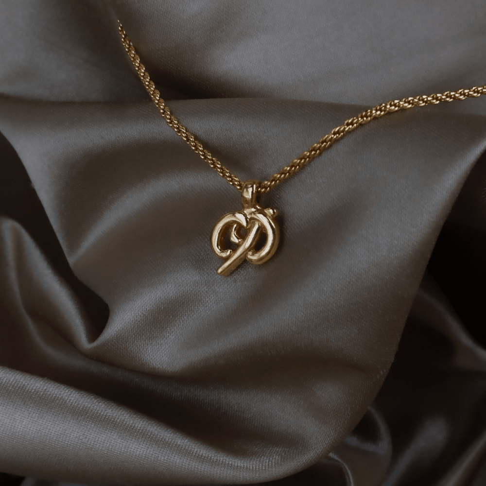 CHRISTIAN DIOR 經典 CD Logo 項鏈 - Vintasy項鏈