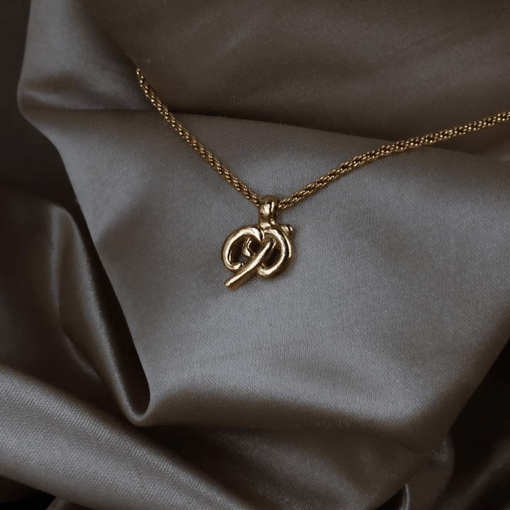 CHRISTIAN DIOR 經典 CD Logo 項鏈 - Vintasy項鏈