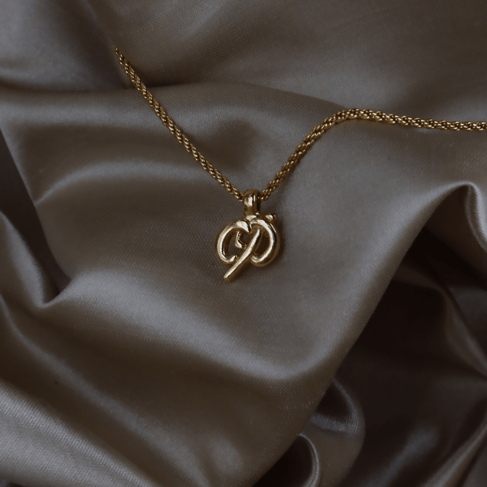 CHRISTIAN DIOR 經典 CD Logo 項鏈 - Vintasy項鏈