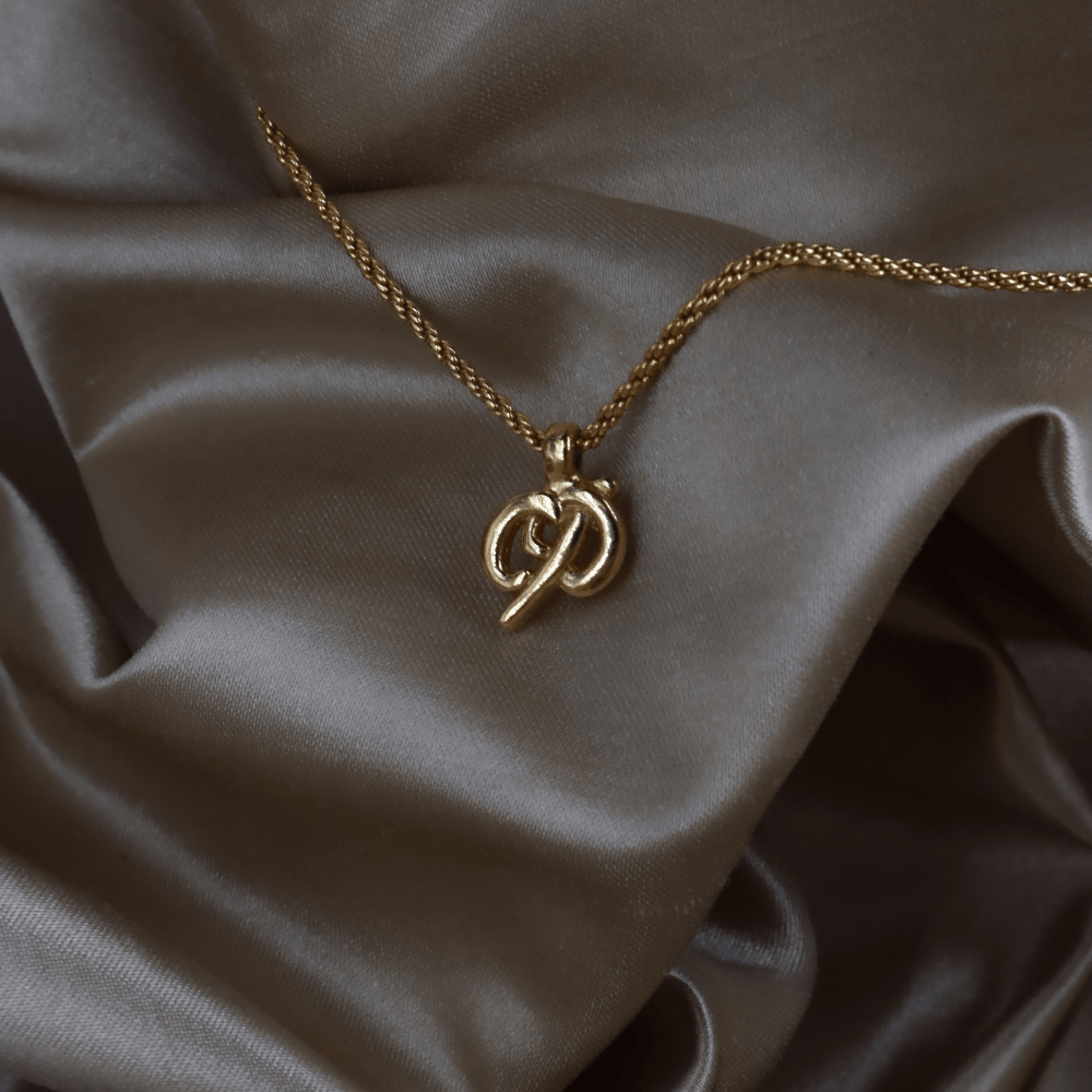 CHRISTIAN DIOR 經典 CD Logo 項鏈 - Vintasy項鏈