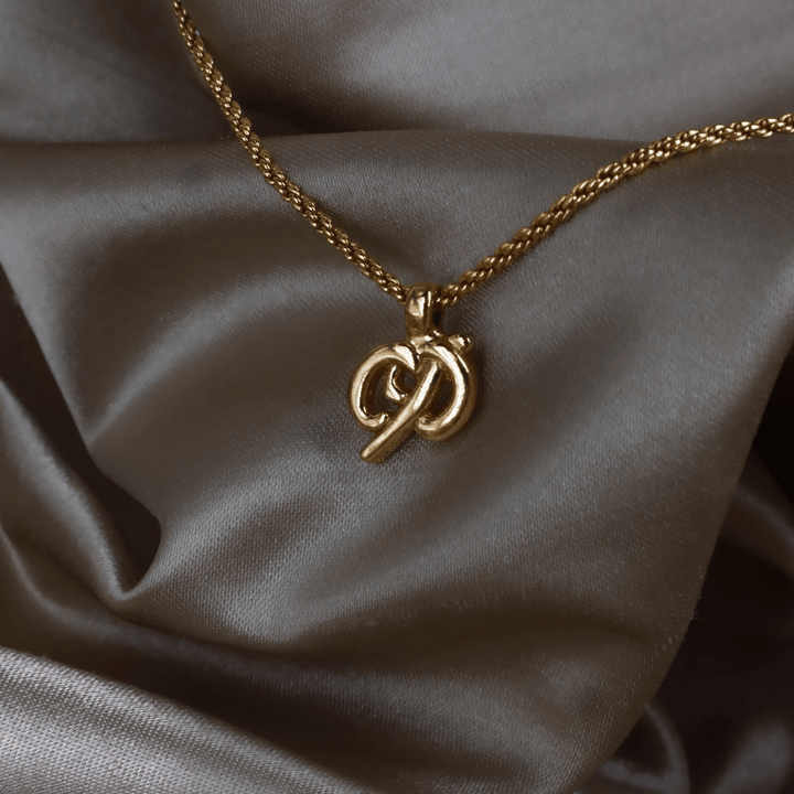 CHRISTIAN DIOR 經典 CD Logo 項鏈 - Vintasy項鏈