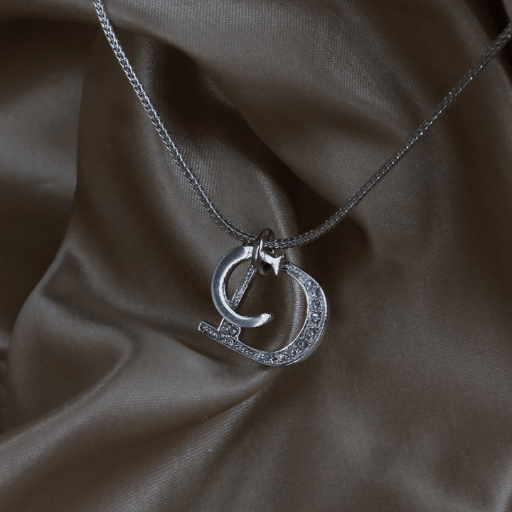 CHRISTIAN DIOR 水鑽 CD Logo 項鏈 ｜ Vintasy項鏈 ｜ dior ｜ 項鏈
