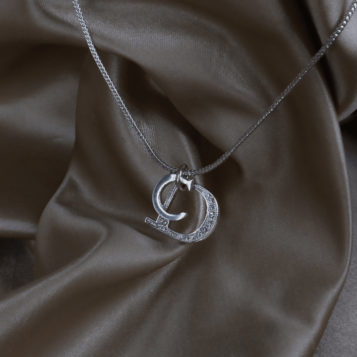 CHRISTIAN DIOR 水鑽 CD Logo 項鏈 ｜ Vintasy項鏈 ｜ dior ｜ 項鏈