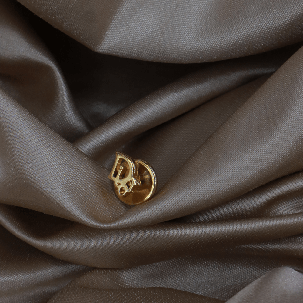 CHRISTIAN DIOR 金色CD Logo迷你胸針（Paris–New York Vintage Pin款） - Vintasy扣針