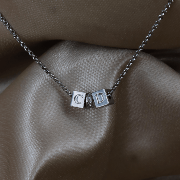 CHRISTIAN DIOR CD 骰子閃石項鏈 - Vintasy