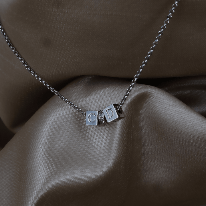 CHRISTIAN DIOR CD 骰子閃石項鏈 - Vintasy