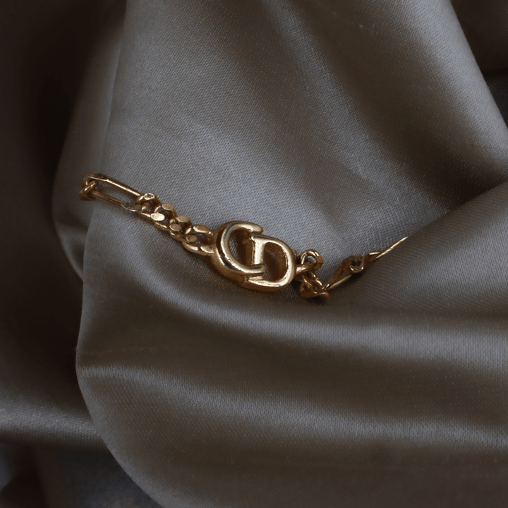 CHRISTIAN DIOR Figaro Chain 簡約吊墜項鏈 - Vintasy項鏈