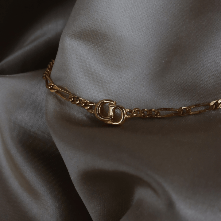 CHRISTIAN DIOR Figaro Chain 簡約吊墜項鏈 - Vintasy項鏈