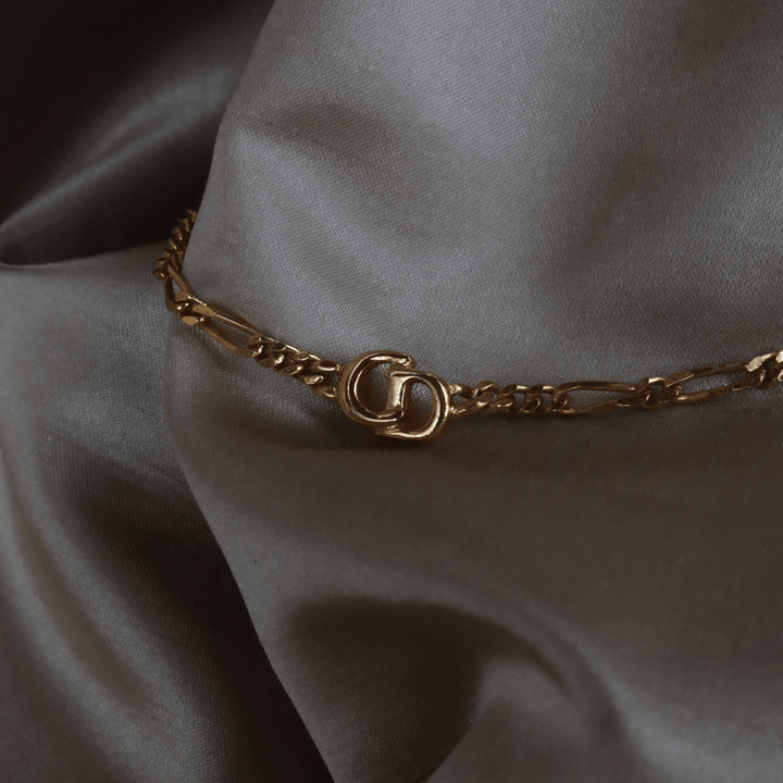 CHRISTIAN DIOR Figaro Chain 簡約吊墜項鏈 - Vintasy項鏈