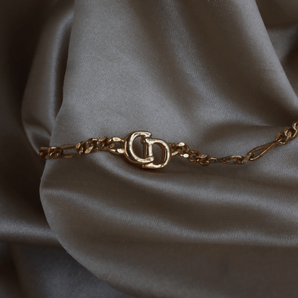 CHRISTIAN DIOR Figaro Chain 簡約吊墜項鏈 - Vintasy項鏈