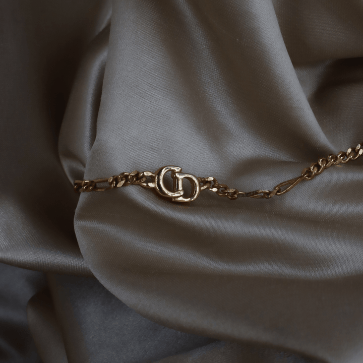 CHRISTIAN DIOR Figaro Chain 簡約吊墜項鏈 - Vintasy項鏈