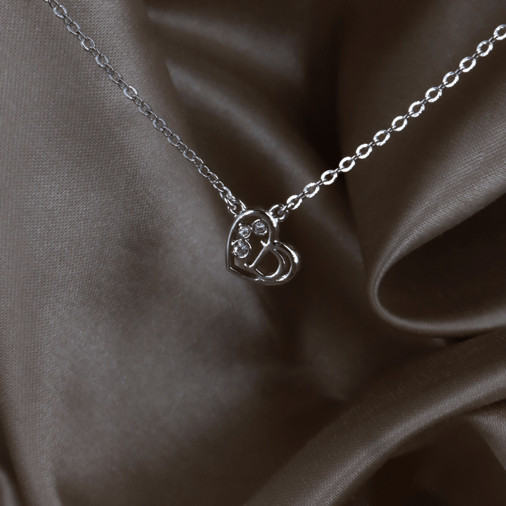 CHRISTIAN DIOR 心形水晶 Logo 項鏈 ｜ 2000年經典 - Vintasy項鏈