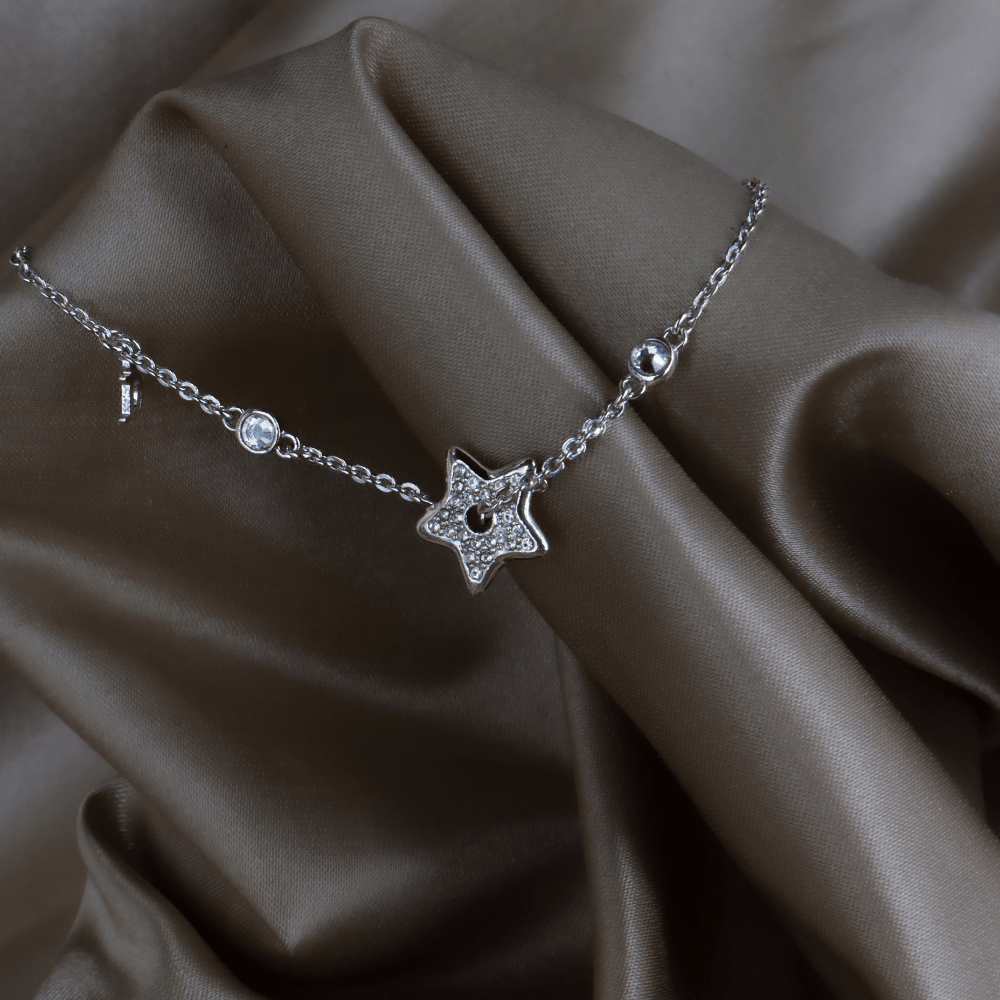 CHRISTIAN DIOR Lucky Star 水晶手鏈 ｜未使用級美品 - Vintasy手鏈