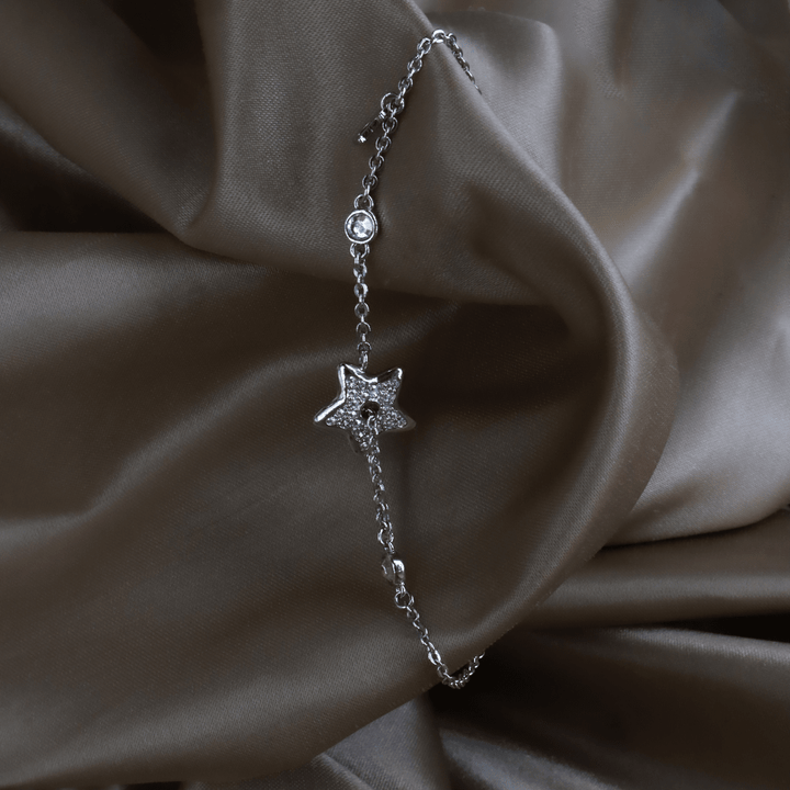 CHRISTIAN DIOR Lucky Star 水晶手鏈 ｜未使用級美品 - Vintasy手鏈
