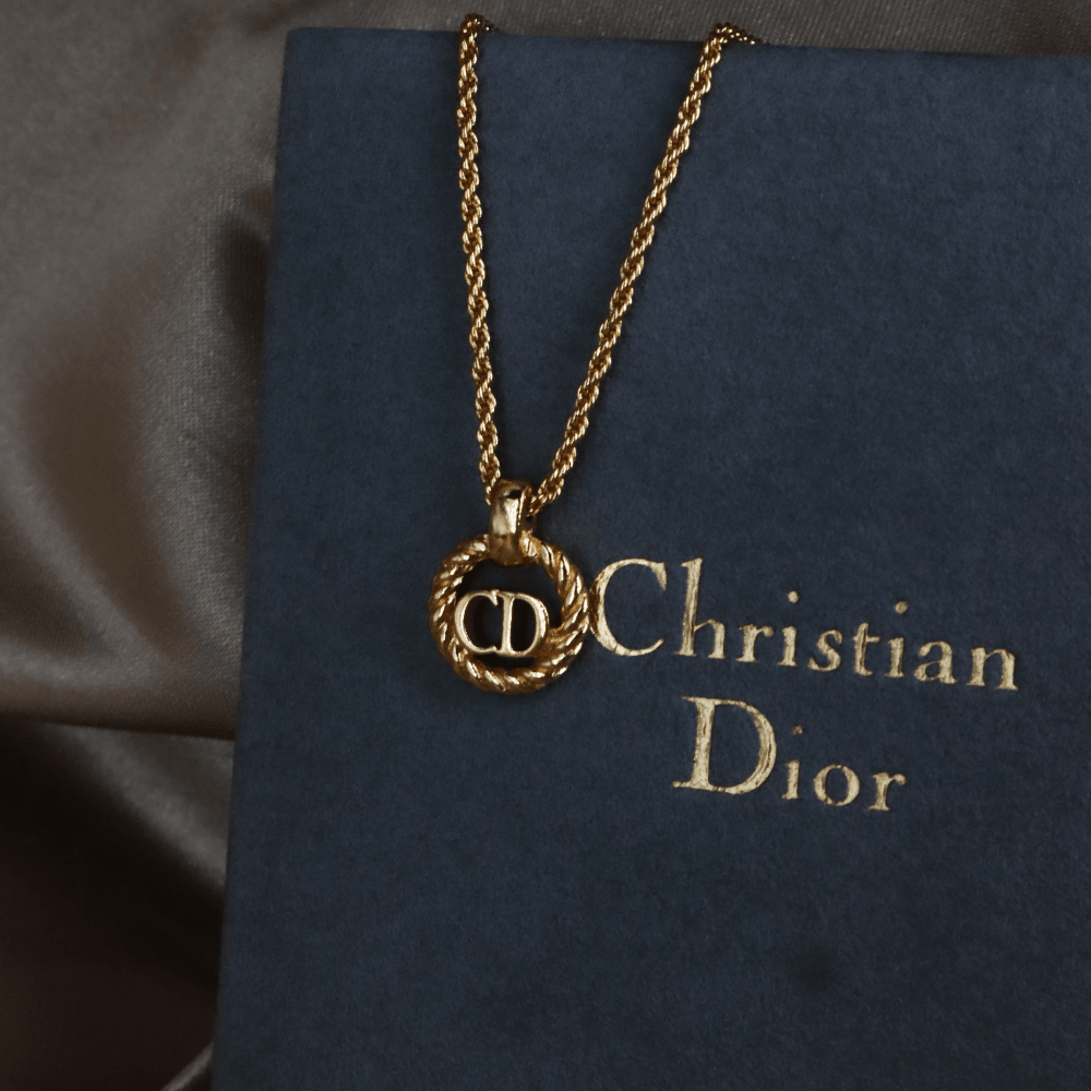 CHRISTIAN DIOR 麻花經典項鏈｜經典之作 - Vintasy項鏈