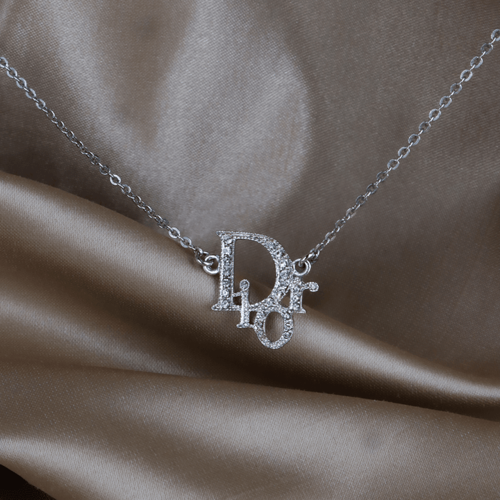 CHRISTIAN DIOR 閃石吊墜項鏈 ｜ 熱賣第一位！ - Vintasy項鏈