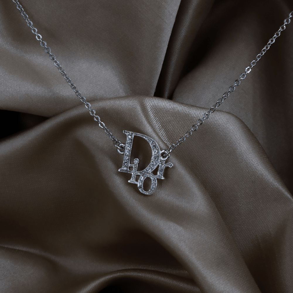 CHRISTIAN DIOR 閃石吊墜項鏈 ｜ 熱賣第一位！ - Vintasy項鏈