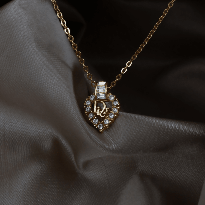 CHRISTIAN DIOR 心型經典項鏈 | 未使用級 - Vintasy項鏈