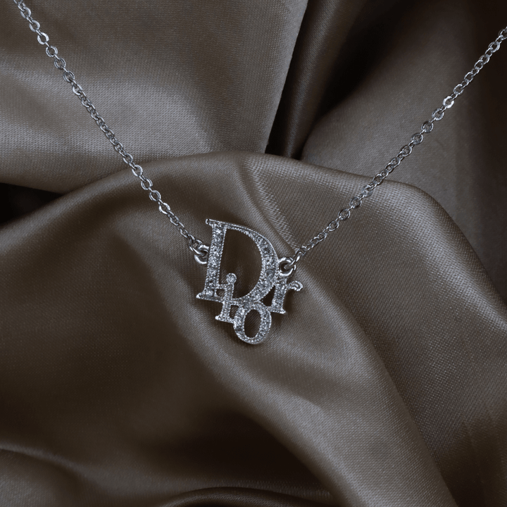 CHRISTIAN DIOR 閃石吊墜項鏈 ｜ 熱賣第一位！ - Vintasy項鏈