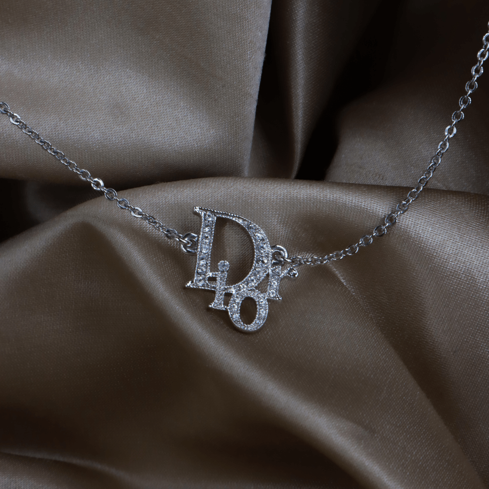 CHRISTIAN DIOR 閃石吊墜項鏈 ｜ 熱賣第一位！ - Vintasy項鏈