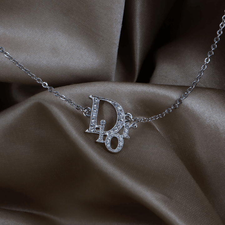 CHRISTIAN DIOR 閃石吊墜項鏈 ｜ 熱賣第一位！ - Vintasy項鏈