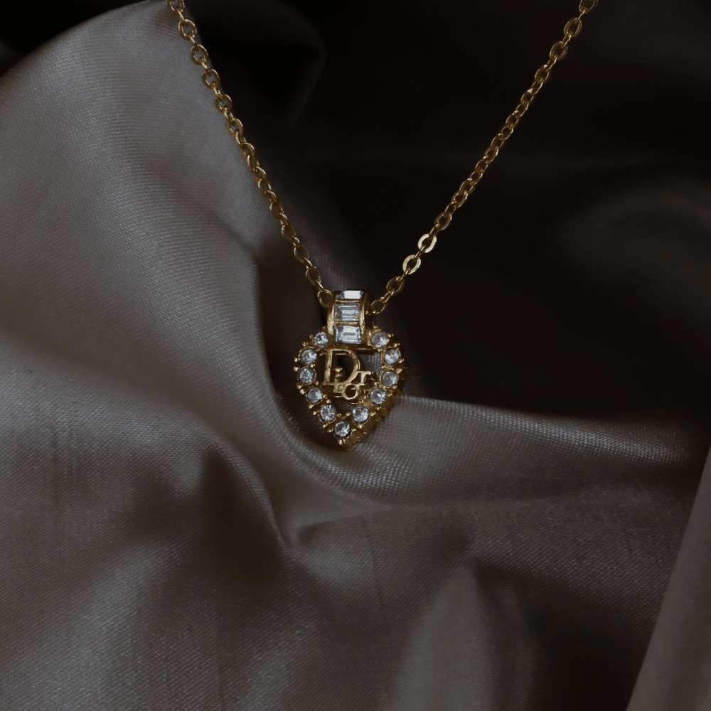 CHRISTIAN DIOR 心型經典項鏈 | 未使用級 - Vintasy項鏈