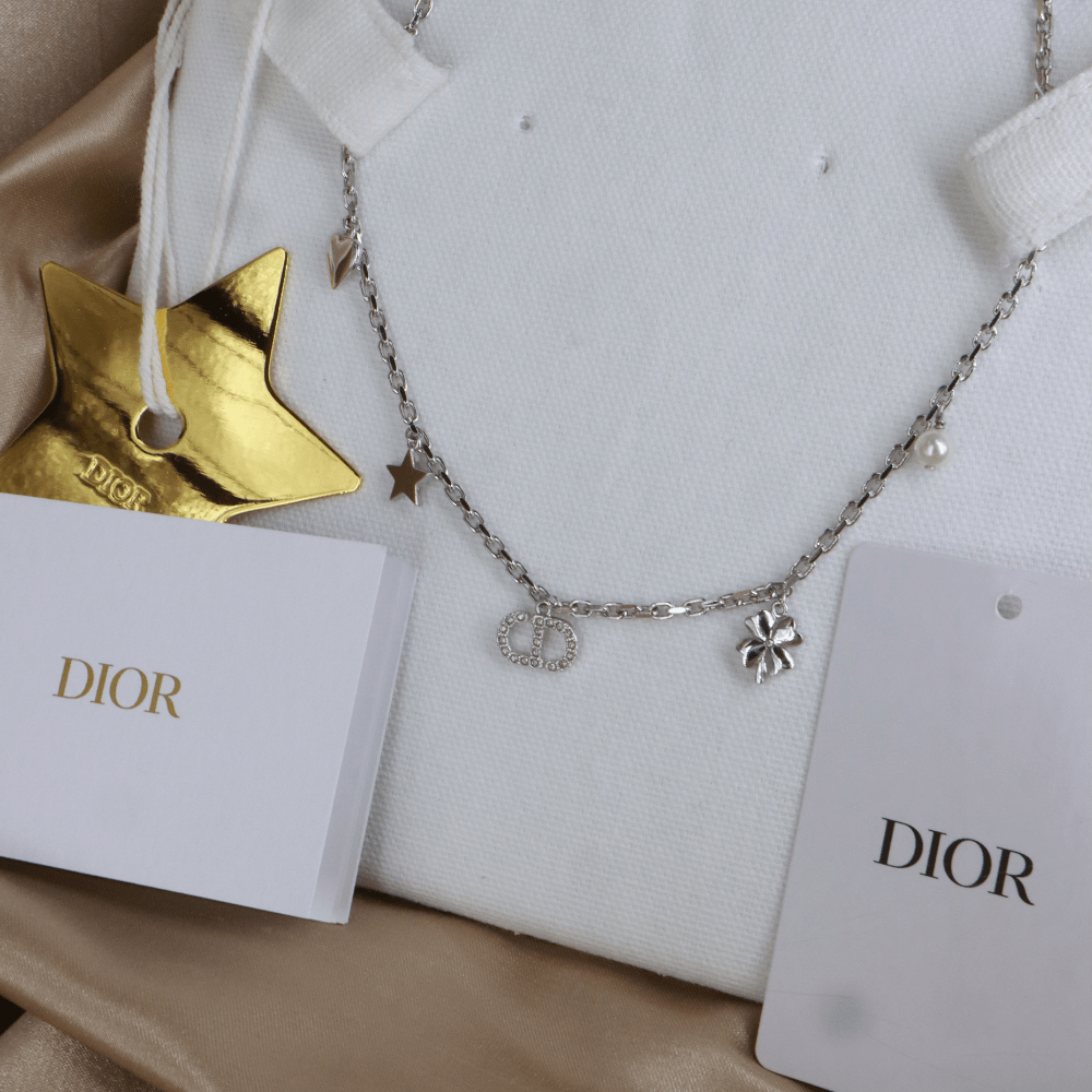 DIOR Colar Petit CD Lucky Charms 項鏈 - Vintasy項鏈