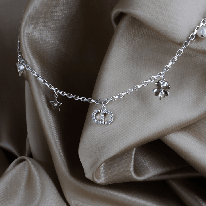 DIOR Colar Petit CD Lucky Charms 項鏈 - Vintasy項鏈