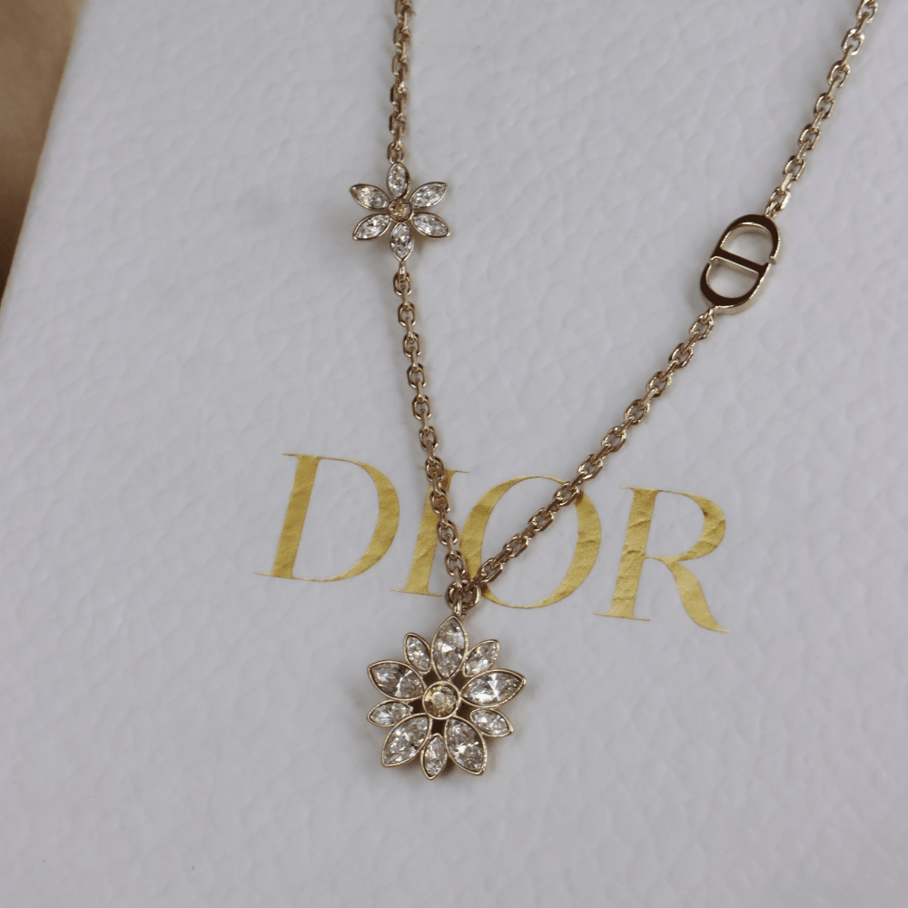 DIOR Fleur de Glace 頸鏈｜未使用美品 ｜ 2026年新款 - Vintasy項鏈