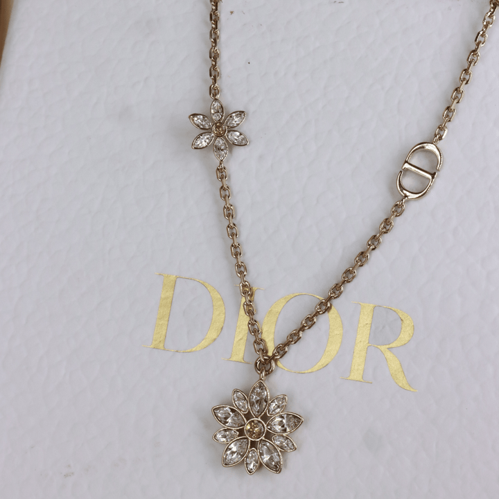 DIOR Fleur de Glace 頸鏈｜未使用美品 ｜ 2026年新款 - Vintasy項鏈