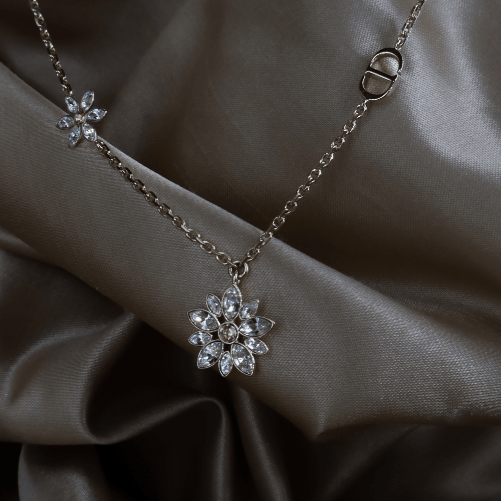 DIOR Fleur de Glace 頸鏈｜未使用美品 ｜ 2026年新款 - Vintasy項鏈