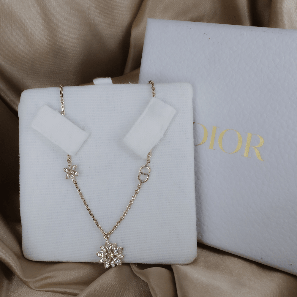 DIOR Fleur de Glace 頸鏈｜未使用美品 ｜ 2026年新款 - Vintasy項鏈