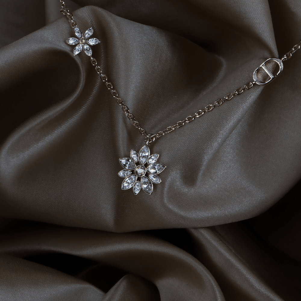 DIOR Fleur de Glace 頸鏈｜未使用美品 ｜ 2026年新款 - Vintasy項鏈