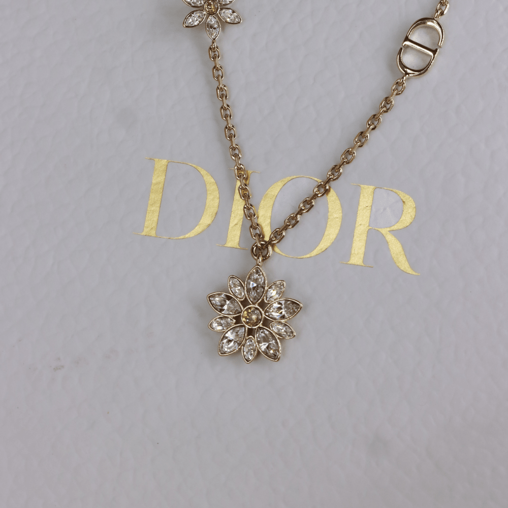 DIOR Fleur de Glace 頸鏈｜未使用美品 ｜ 2026年新款 - Vintasy項鏈
