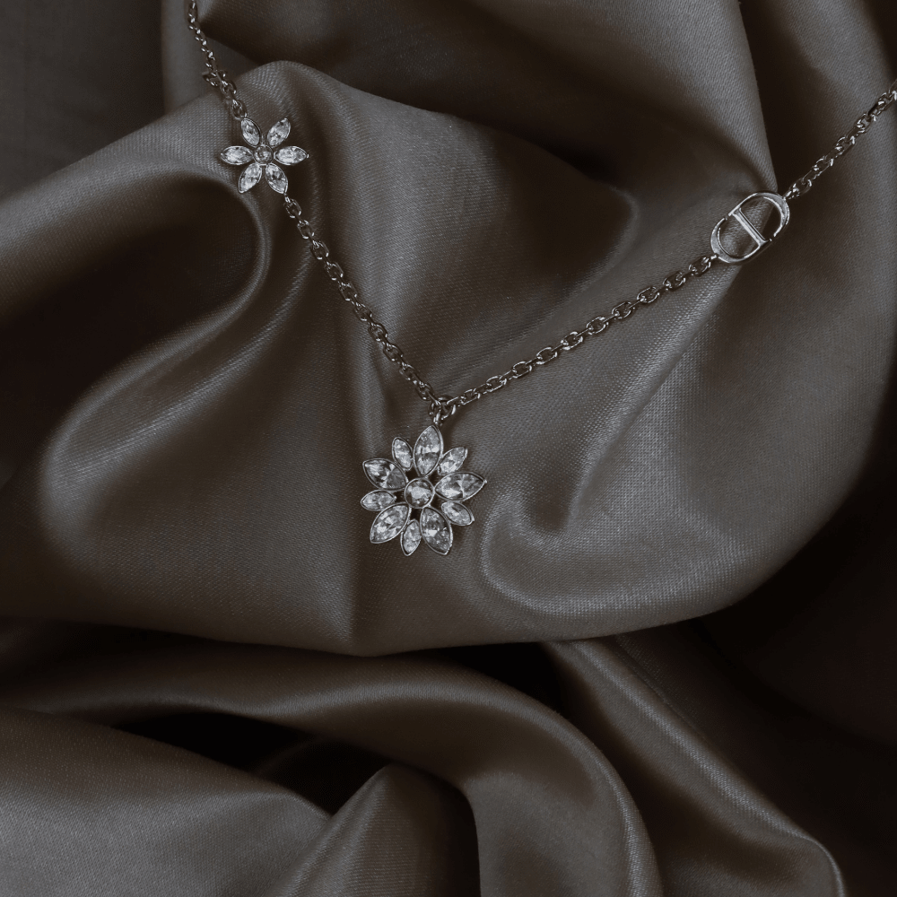 DIOR Fleur de Glace 頸鏈｜未使用美品 ｜ 2026年新款 - Vintasy項鏈