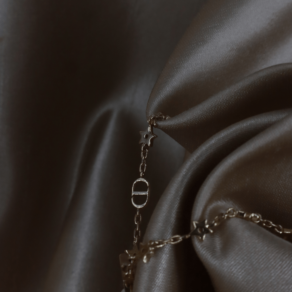 DIOR Petit CD Lucky Charms 金色幸運星CD手鏈 - Vintasy