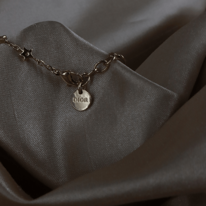 DIOR Petit CD Lucky Charms 金色幸運星CD手鏈 - Vintasy
