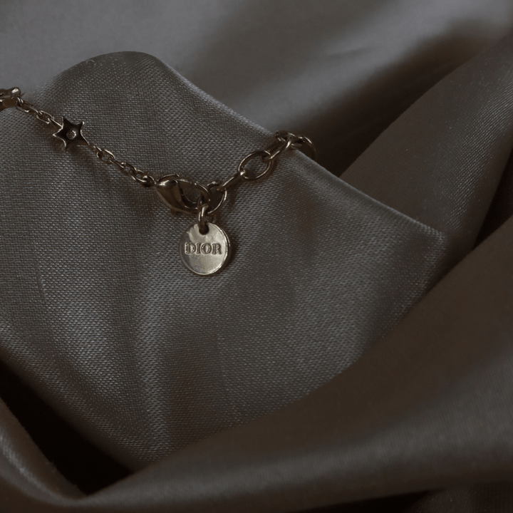 DIOR Petit CD Lucky Charms 金色幸運星CD手鏈 - Vintasy