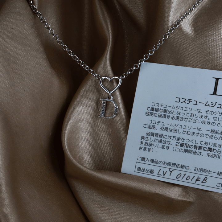 DIOR 心心相印閃石項鏈 - Vintasy