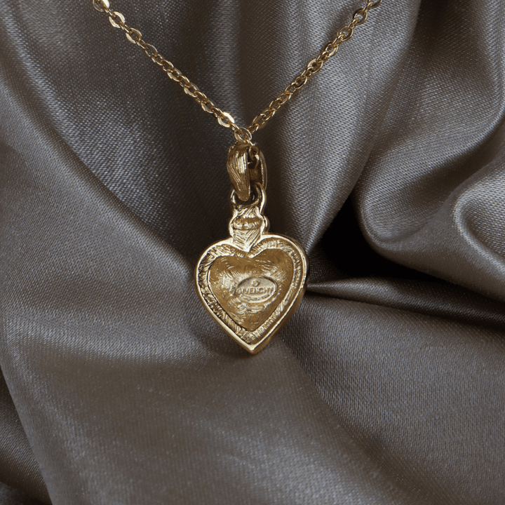 Givenchy 復古愛心 Logo 吊墜項鏈 - Vintasy