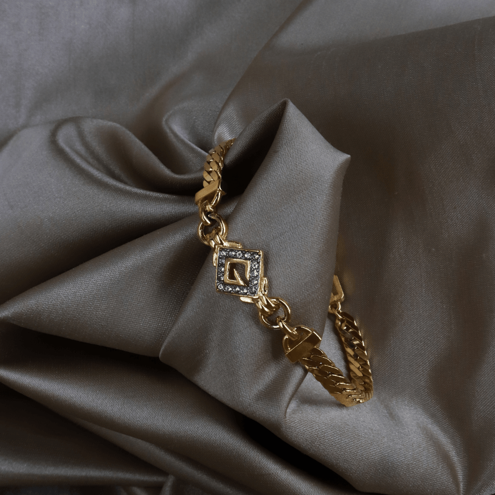 GIVENCHY 經典Logo水晶手鏈 - Vintasy手鏈