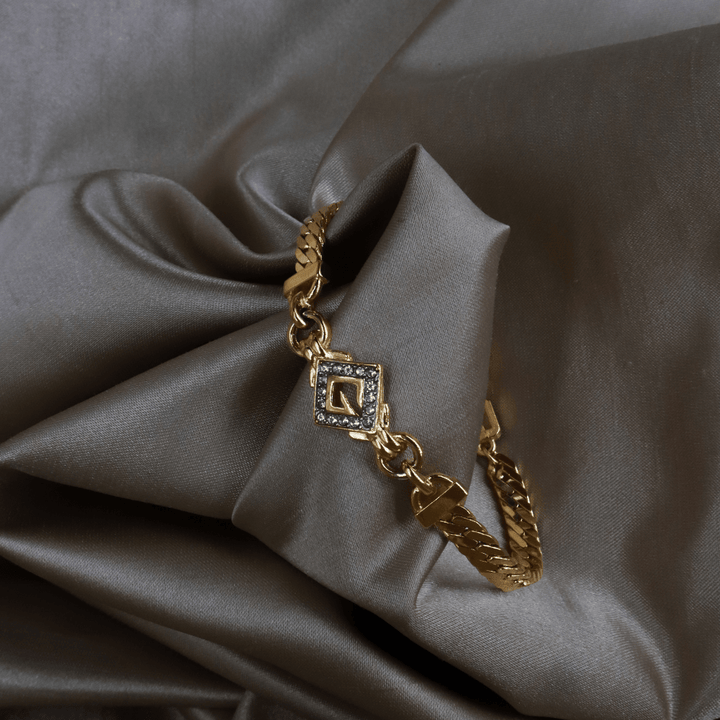 GIVENCHY 經典Logo水晶手鏈 - Vintasy手鏈