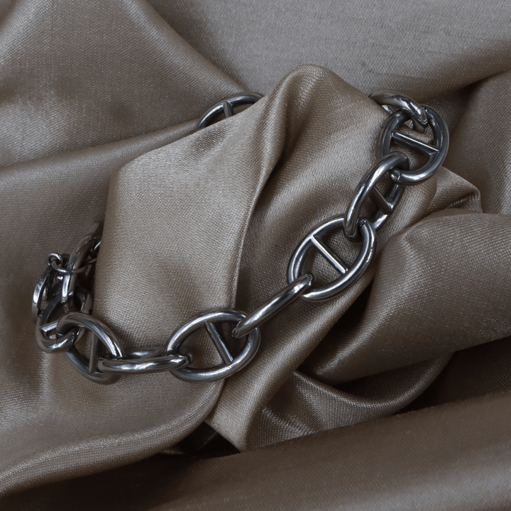 GUCCI Interlocking G Gunmetal 手鏈 - Vintasy手鏈