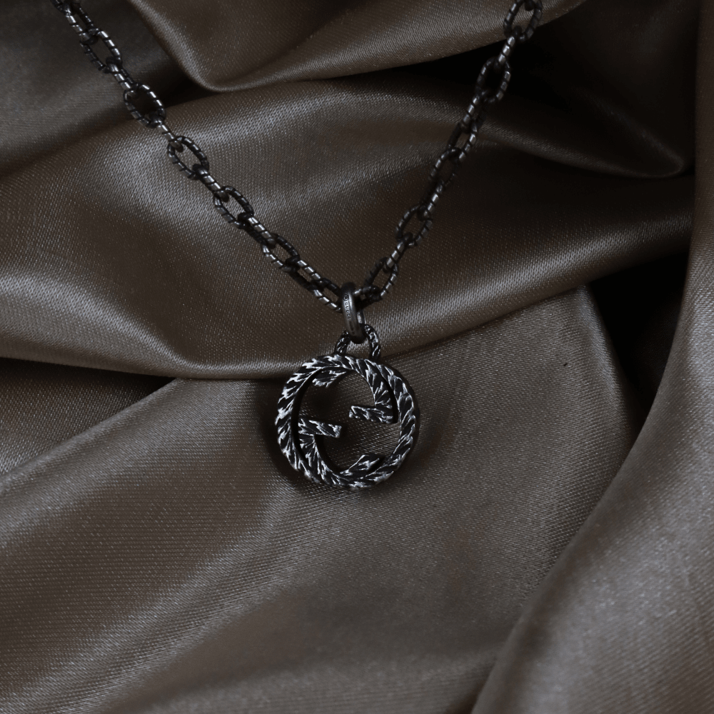 GUCCI INTERLOCKING G LOGO 吊墜項鏈 - Vintasy項鏈