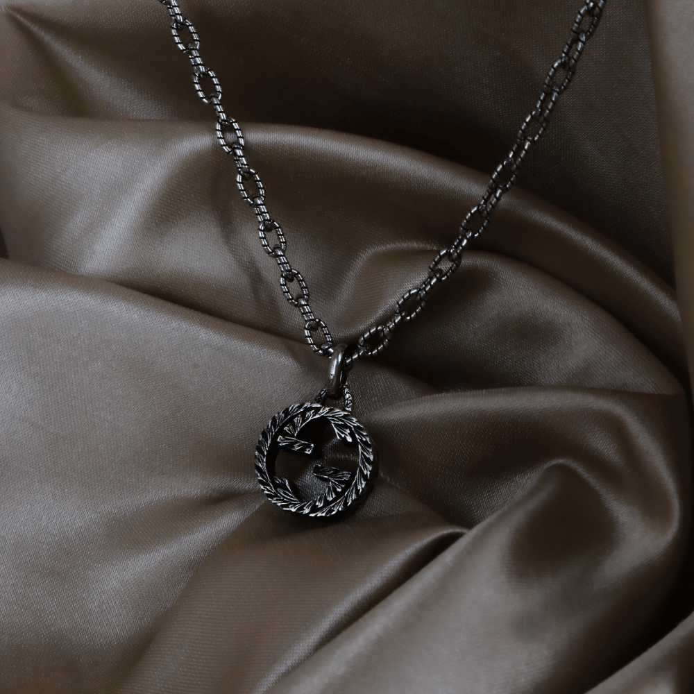GUCCI INTERLOCKING G LOGO 吊墜項鏈 - Vintasy項鏈