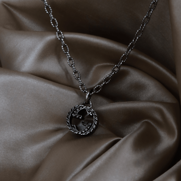 GUCCI INTERLOCKING G LOGO 吊墜項鏈 - Vintasy項鏈