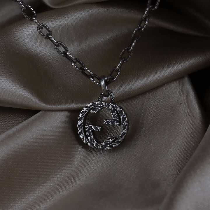 GUCCI INTERLOCKING G LOGO 吊墜項鏈 - Vintasy項鏈