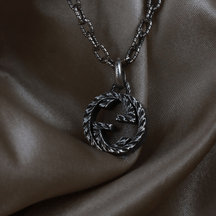 GUCCI INTERLOCKING G LOGO 吊墜項鏈 - Vintasy項鏈
